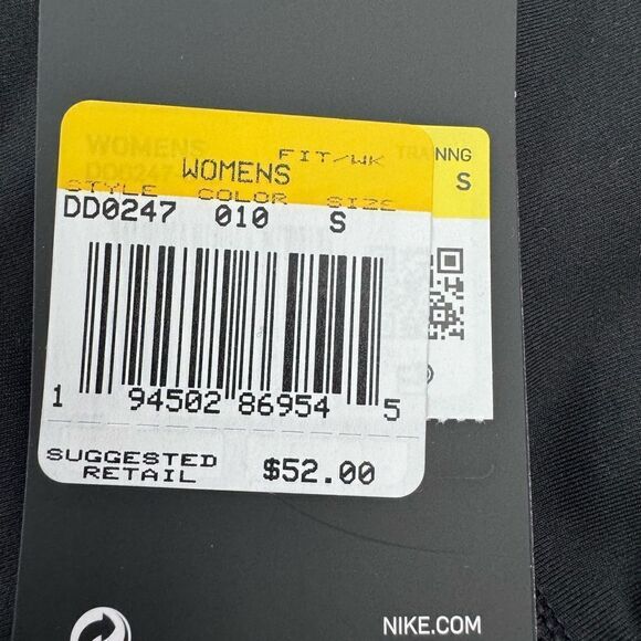 NWT Nike One Tight Fit Crop Leggings (Small) - Picture 4 of 5